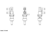 Borgwarner (Wahler) 7211D Agr-Ventil FüR Opel