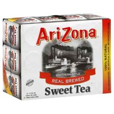 Arizona Southern Style Real Brewed Sweet Tea 11.5 oz Cans Pack Of 12 