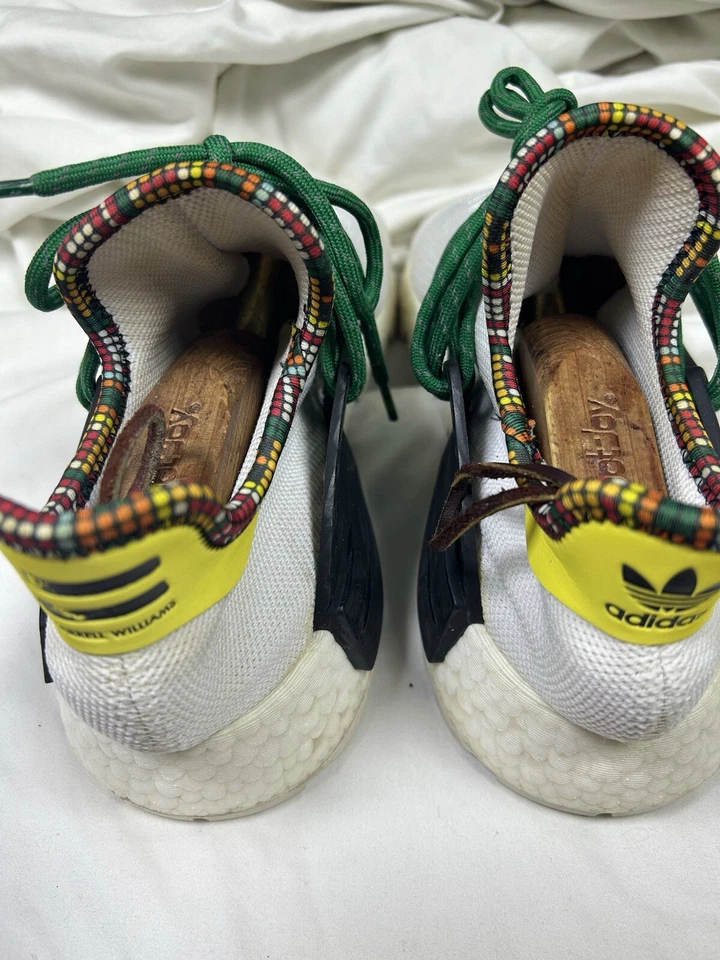 Adidas PW Pharrell Solar Hu NMD Boost Inspiration Pack White EE7583 Men 7 - Image 4 of 4