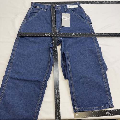 Carhartt FR Jeans Herren 28x34 Blau Flame Resistant Carpenter Loose Fit Denim Hose - Bild 13 von 15