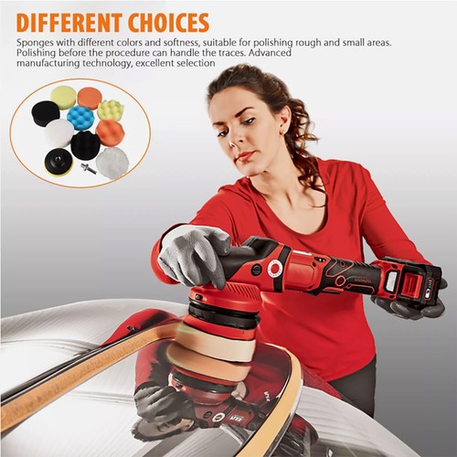 11PCS 3in Car Buffing Pads Polishing Buffer Sponge Waxing Foam Kit for Drill US - Picture 2 of 7