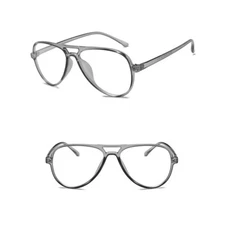 Men Women Pilot Eyeglasses Fashion Classic Full Frame Clear Lens Glasses Frames