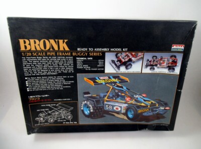 Vintage ARII Japan 1/20 Off Road Pipe Frame Buggy 4WD Bronk Kit Tamiya Aoshima