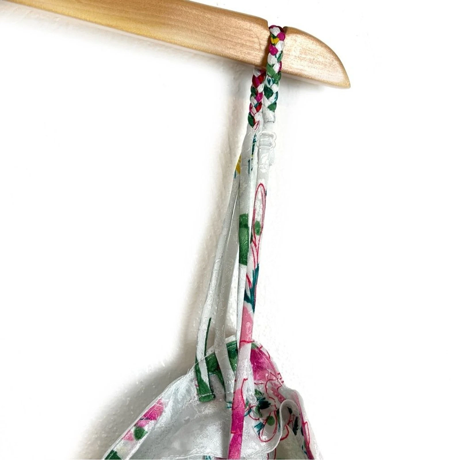 UNDERCOVER Abito da notte vintage Victoria Secret pizzo floreale raso slip chamise taglia grande