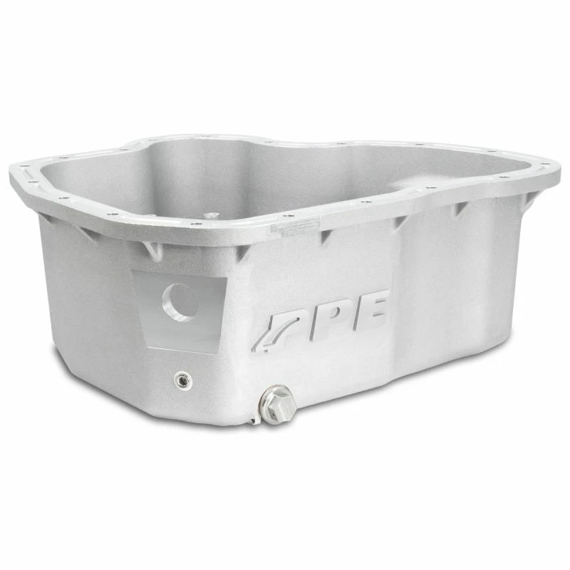 PPE High Capacity Cast Aluminum Oil Pan Raw Finish For 11-16 GM 6.6 LML Duramax Foto 4 de 4