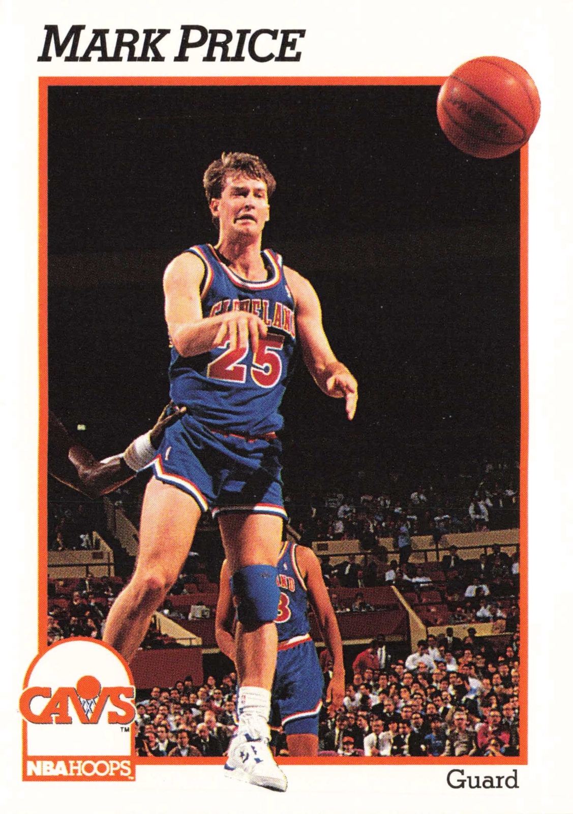 Mark Price 1991-92 Hoops #40 Cleveland Cavaliers