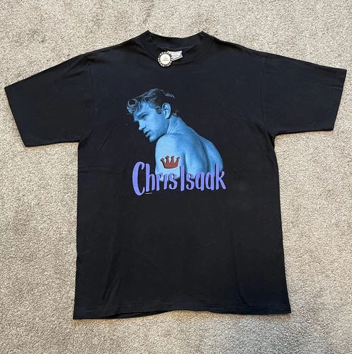 Chris Isaak US TOUR Concert Size L Allsport USA 1990s vintage concert t-shirt, vintage, single stitch, B+ condition
