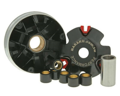 NARAKU PERFORMANCE VARIATOR (6gm ROLLERS) FOR 50cc - 100cc QMB139 MOTORS