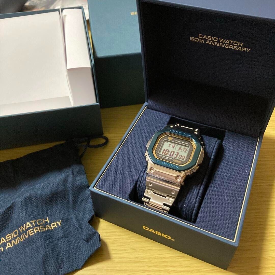 Casio G-Shock GMW-B5000SS-2ER NUOVO, OVP, FATTURA