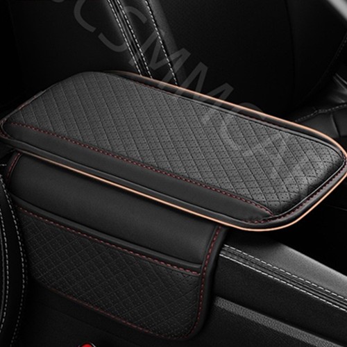 Bulopur Flannel Car Armrest Cover - Black Flag Design, 12.01x7.28 Inches, Universal Fit - View #8