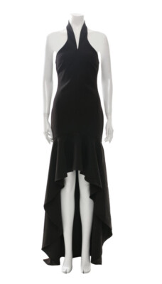 NWT Likely Jenny gown Women's Halter Long Dress Size 2 Black