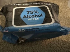 75% Alcohol ANTISEPTIC HAND Electronics SANITIZER WIPES  80 Wipes In 1 Pack TX