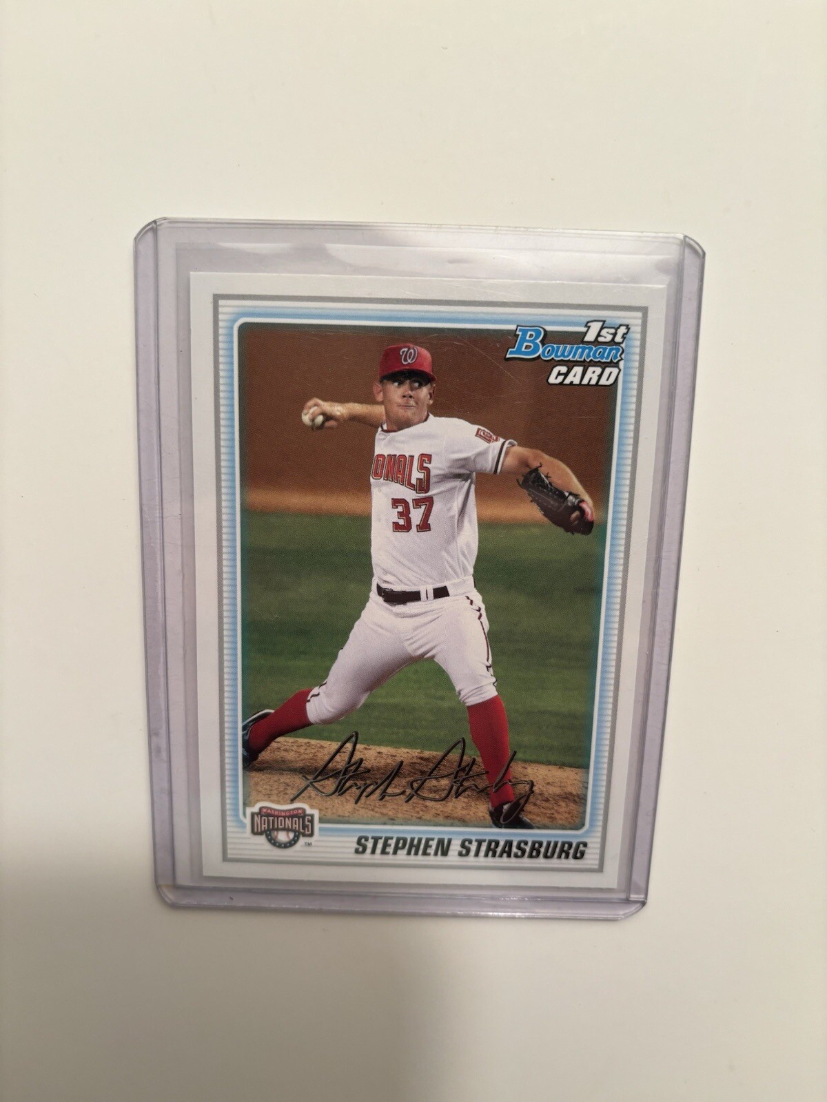 2010 Bowman 1st Stephen Strasburg Rookie Card Washington Nationals (RC)