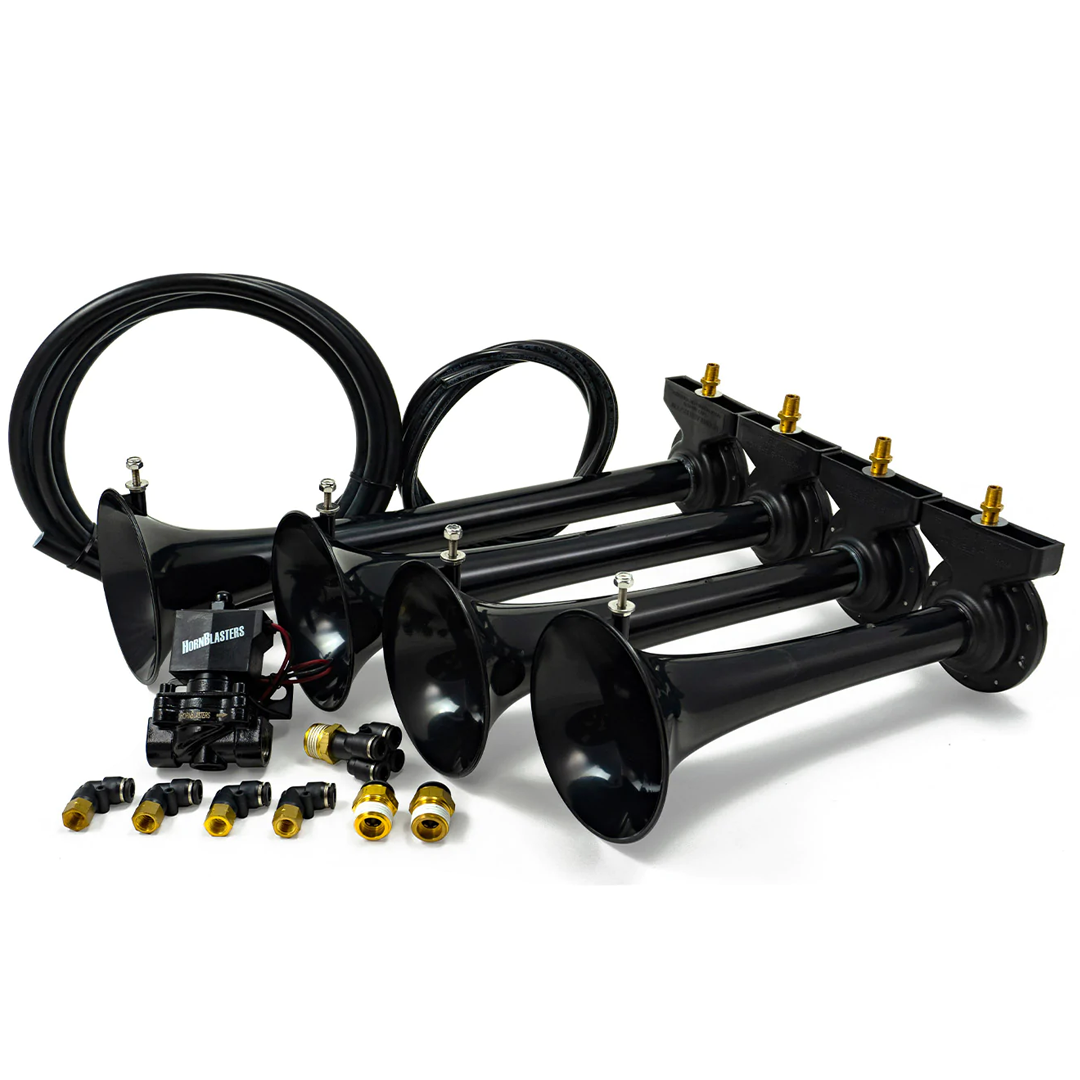 HornBlasters Shocker XL Extra Loud Train Air Horn Kit for Truck 150