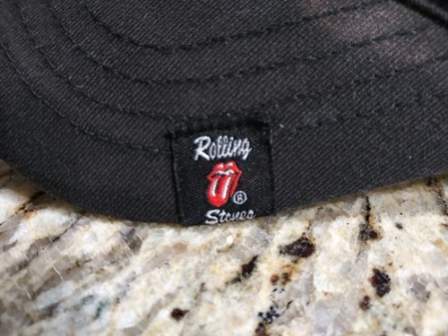 VTG Rolling Stones Cap Hat Lyrics It’s Only Rock N Roll Under Bill Embroidered - Picture 3 of 7