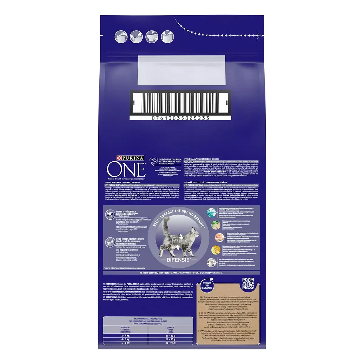 PURINA ONE BIFENSIS Spécial Chat stérilisé Croquettes Bœuf - Sac de 450