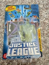 Mattel DC Justice League Unlimited Martian Manhunter 5" Action Figure 2004 FS