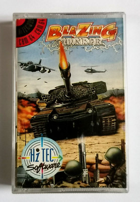 Commodore 64 Blazing Thunder Spiel von Hi Tec - getestet funktioniert