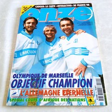magazine vintage FOOTBALL – ONZE MONDIAL - # 110 – mars 1998 – OM Marseille