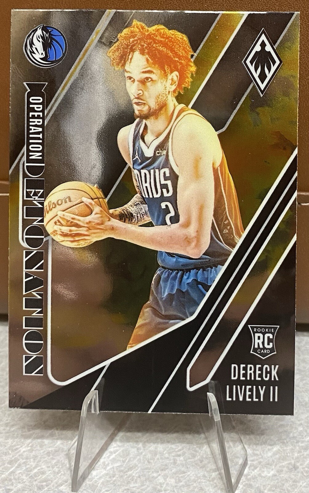 2023-24 Panini Phoenix - Operation Detonation #19 Dereck Lively (RC) Mavericks