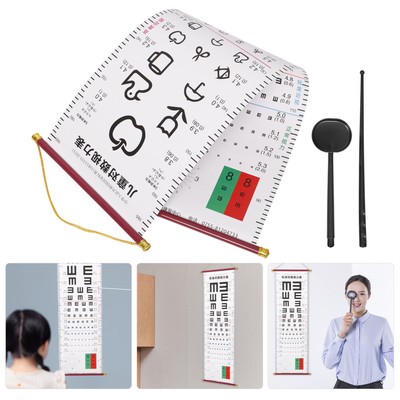  1 Set Eye Untersuchungstool Hanging Eye Diagramm Handheld Eye Occluder