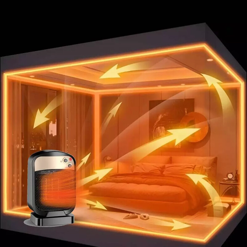 Electric Space Heater Smart Fan Heater Powerful Ceramic Low Energy Heat