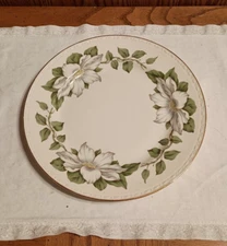 Homer Laughlin COTILLION Eggshell Georgian Floral Dinner  Plate 9.75”