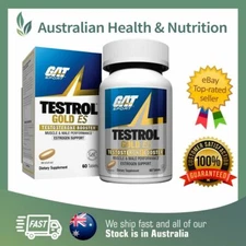 GAT TESTROL GOLD ES 60 TABLETS // NATURAL TEST BOOSTER + FREE SAME DAY SHIPPING