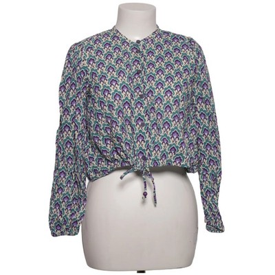 Zara, Bluse, Größe: XS, Zara Basic Floral Blouse, Grün/Lila/Mehrfarbig #4bc