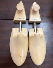 Bally Wooden Shoe Trees Size 3 Made in England Adjustable Cedar Shoe Tree Pair