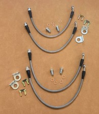 Front Rear Brake Lines Kit Ss Braided 2005-12 Chevrolet Corvette C6 Disc Front Rear Brake Lines Kit Ss Braided 2005-12 Chevrolet Corvette C6 Disc