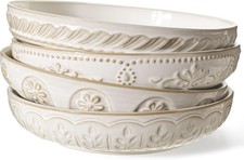 Pasta Bowls, 50oz Lar Salad Serving Bowls, 9.75'' Plates Bowls