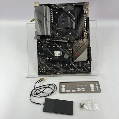 AsRock X570 PHANTOM GAMING 4 WiFi AX AM4 ATX AMD DDR4 Motherboard - WORKING