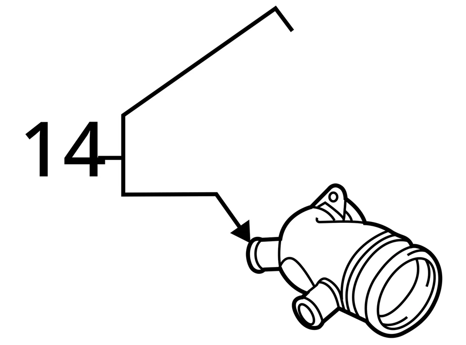 Manguera de entrada izquierda turbocompresor Audi S7 1987-2017 079129571P Foto 4 de 4