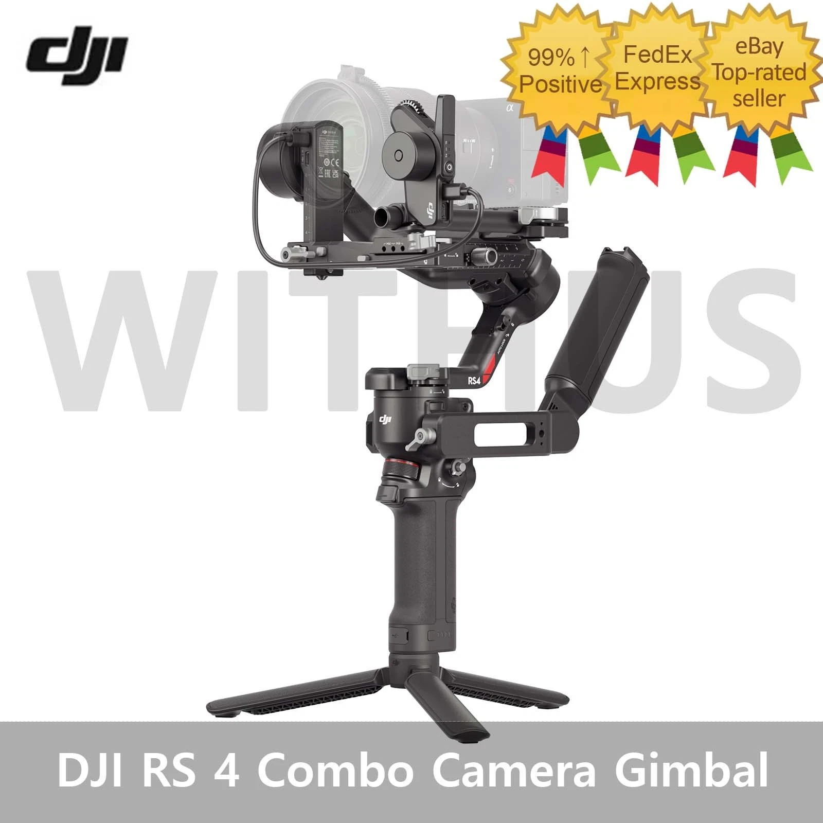 DJI RS 4 Combo Camera Gimbal Stabilizer - Tracking | eBay