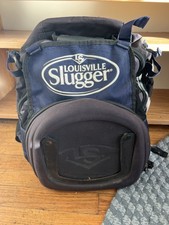Louisville Slugger Baseball Softball Equipment Backpack Bat Bag Navy LS
