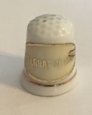 Malgrat De Mar Thimble Vintage Souvenir Collectible