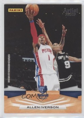 2009-10 Panini Artist Proof 36/199 Allen Iverson #71 HOF 2nw