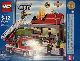 LEGO City Fire Emergency (60003) 100% Complete + Instructions + Box, Preowned