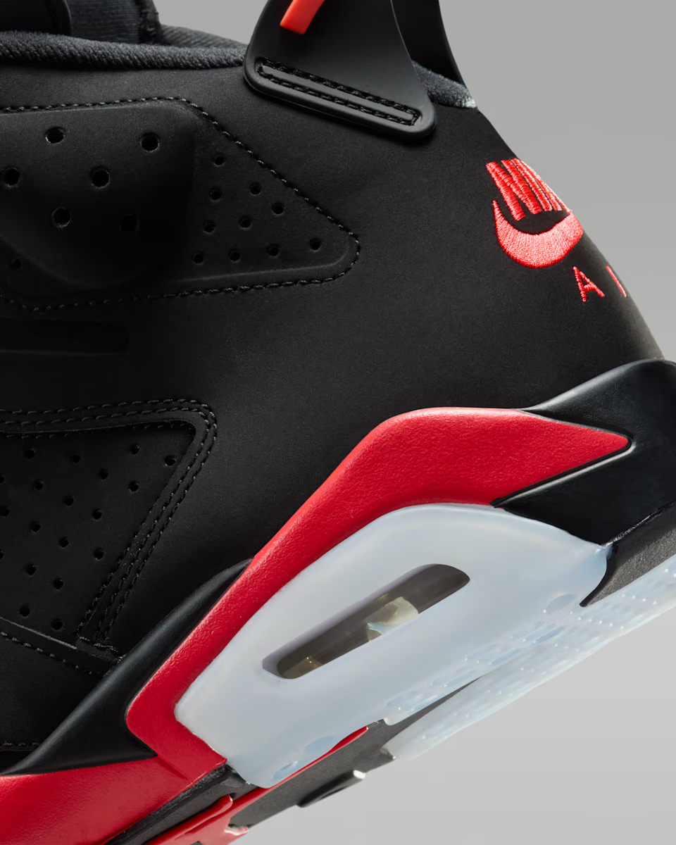 NIKE AIR JORDAN 6 VI RETRO REVERSE INFRARED 2026 CT8529-001 BLACK