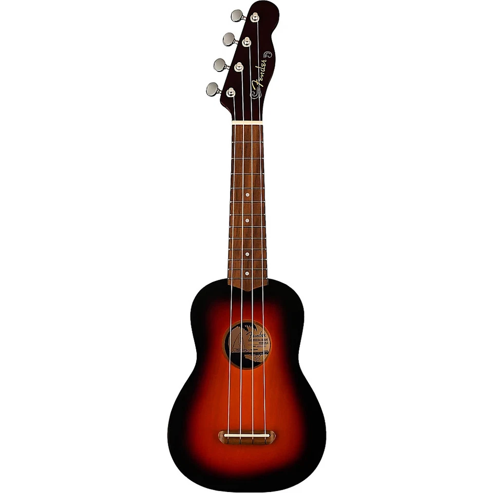 Fender Venice Soprano Ukulele Walnut Fingerboard 2-Color Sunburst - Image 2 of 4