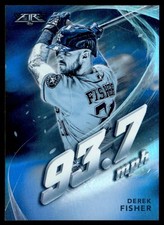 2019 Topps Fire Maximum Velocity Blue Chip Derek Fisher Houston Astros #MV-11