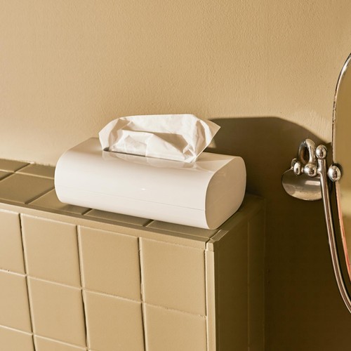 PL07 W Birillo - Tissue Box in PMMA, White. - Picture 4 of 6