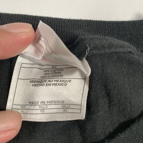 Vintage Nike Swoosh Check XL Black Shirt Men's Large White Tag 90s Basic Tee 90s by Nike, Size XL, $24.88 - Photo 4