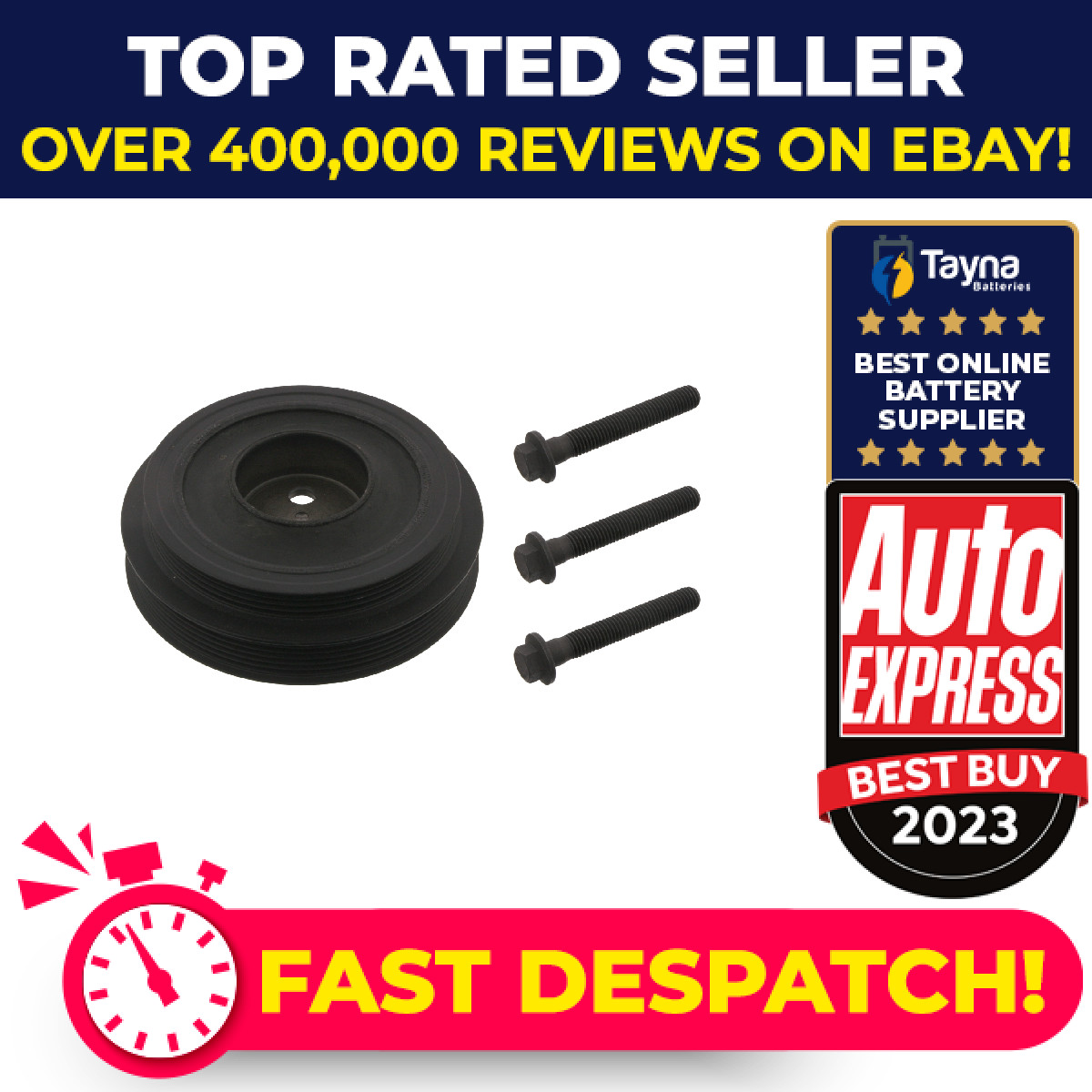 Crankshaft Pulley 36626 Febi Belt 1731716 1731716S1 Genuine Quality Guaranteed
