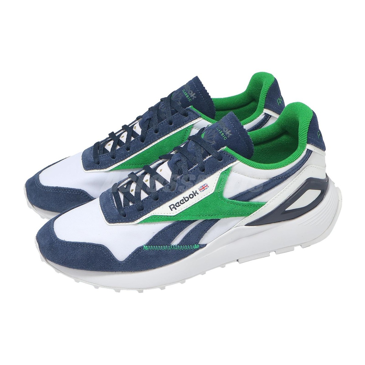 Reebok CL Legacy AZ Footwear White Vector Navy Glen Green Men