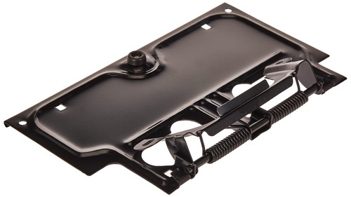 Omix-Ada | 11233.01 | License Plate Bracket, Black | OE Reference: 55007403 | 