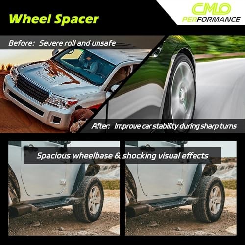2x 12mm Forged Wheel Spacers 5x120 Bolt Pattern - For Camaro, Corvette C8, CTS, ATS, Impala & More
