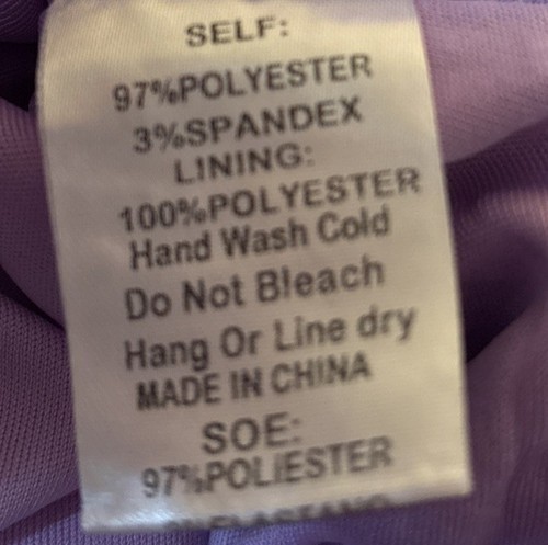 Windsor Lavender Formal Glitter Sequin Mermaid Dress Size Small NWT Long Strappy - Picture 11 of 11