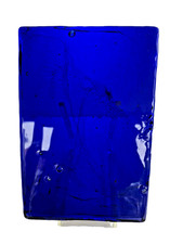 Szklanka Dall, Dalle De Verre, niebieska